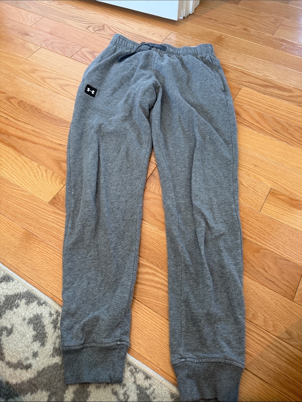 Under Armour Men's Heather Gray Jogger Sweatpants